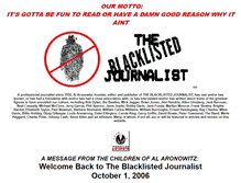 Tablet Screenshot of blacklistedjournalist.com